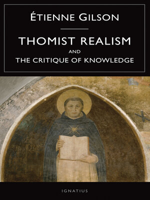 cover image of Thomist Realism and the Critique of Knowledge